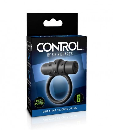 Anillo Vibrador Silicona Recargable Control Vibrating C-Ring
