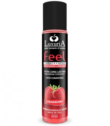 Luxuria Feel Lubricante Base Agua Fresa 60 ml