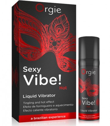 Sexy Vibe! Hot Vibrador Liquido Con Efecto Calor 15 ml