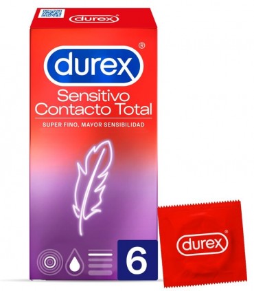 Durex Sensitivo Contacto Total 6 Uds