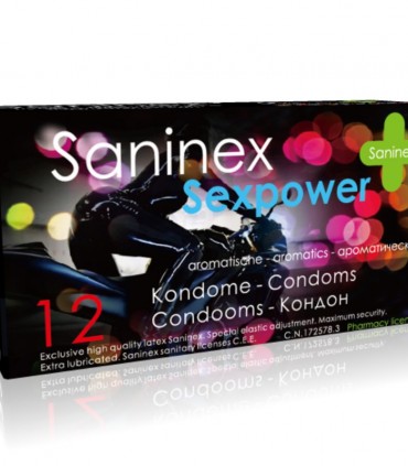Saninex Condoms Sex Power 12 Uds