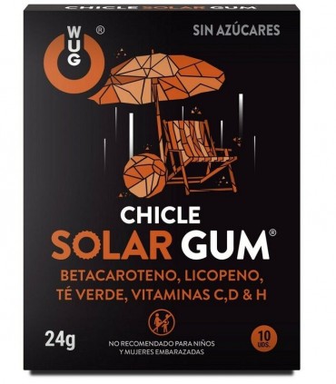 Wug Chicle Solar Gum 10uds