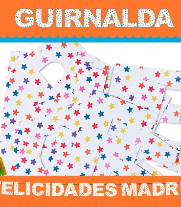 Guirnalda Felicidades Abuela (cartulina 220gr)