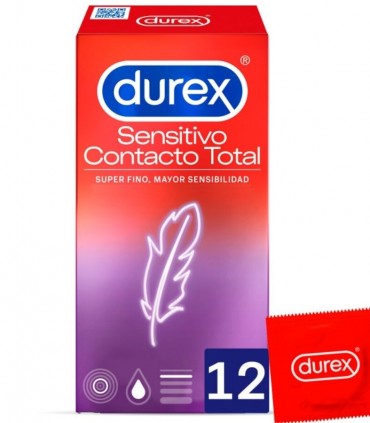Durex Sensitivo Contacto Total 12 Uds