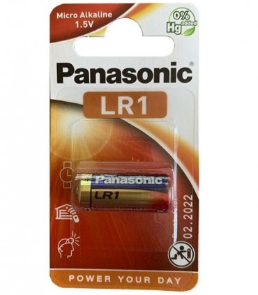 Panasonic Pila Alcalina Lr1 1.5v Blister 1 Unidad